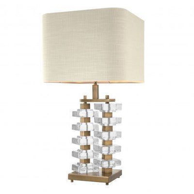 Eichholtz Lighting Table Lamp Toscana - Natural Linen Shade | OUTLET House of Isabella UK