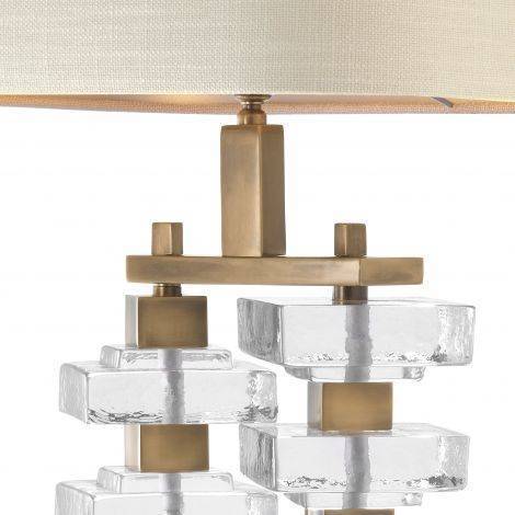 Eichholtz Lighting Table Lamp Toscana - Natural Linen Shade | OUTLET House of Isabella UK