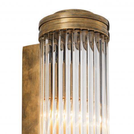 Eichholtz Lighting Wall Lamp Gascogne L - Vintage Brass Finish House of Isabella UK
