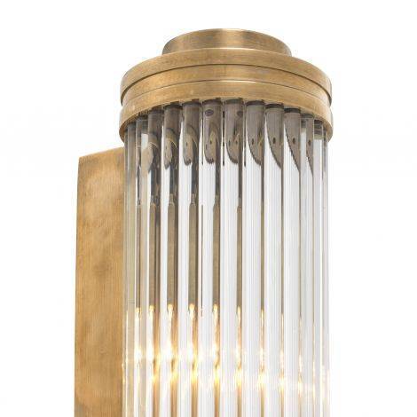 Eichholtz Lighting Wall Lamp Gascogne XL - Vintage Brass Finish House of Isabella UK