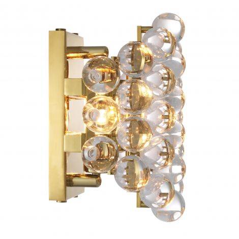 Eichholtz Lighting Wall Lamp Mylo Gold Finish House of Isabella UK