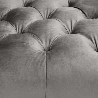 Eichholtz Living Chair Castelle - Roche Porpoise Grey Velvet with Black & Brass Legs House of Isabella UK