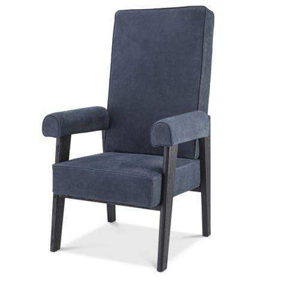 Eichholtz Living Chair Milo high Blue House of Isabella UK