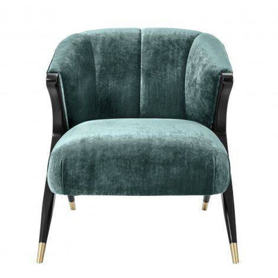 Eichholtz Living Chair Pavone - Aegean Green House of Isabella UK