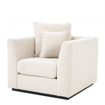 Eichholtz Living Chair Taylor Boucle Cream House of Isabella UK