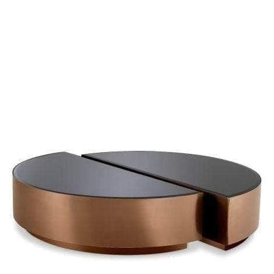 Eichholtz Living Coffee Table Astra Set Of 2 Copper House of Isabella UK