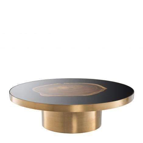 Eichholtz Living Coffee Table Concord - Brushed Brass House of Isabella UK