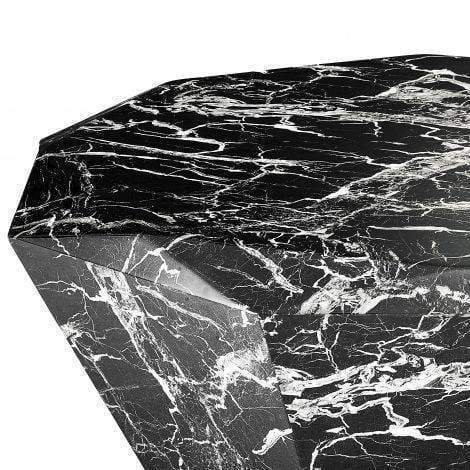 Eichholtz Living Coffee Table Diamond - Black Faux Marble House of Isabella UK
