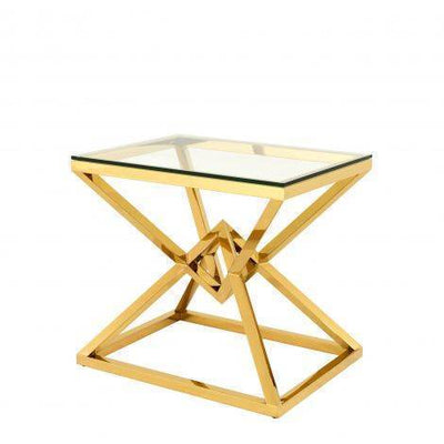 Eichholtz Living Side Table Connor - Gold Finish House of Isabella UK