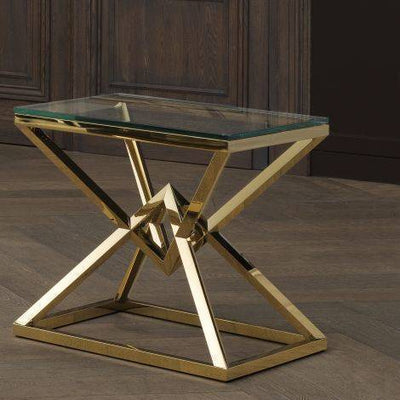 Eichholtz Living Side Table Connor - Gold Finish House of Isabella UK