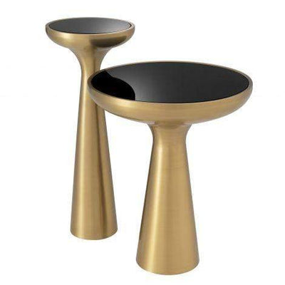 Eichholtz Living Side Table Lindos Low Brass House of Isabella UK