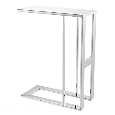 Eichholtz Living Side Table Pierre Stainless Steel House of Isabella UK