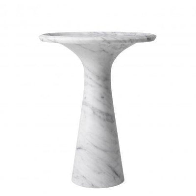 Eichholtz Living Side Table Pompano Low - Carrera Marble House of Isabella UK