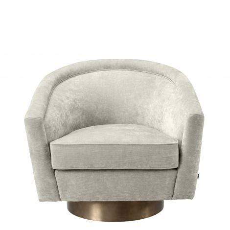 Eichholtz Living Swivel Chair Catene - Clarck Sand House of Isabella UK
