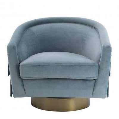 Eichholtz Living Swivel Chair Le Vante Blue House of Isabella UK