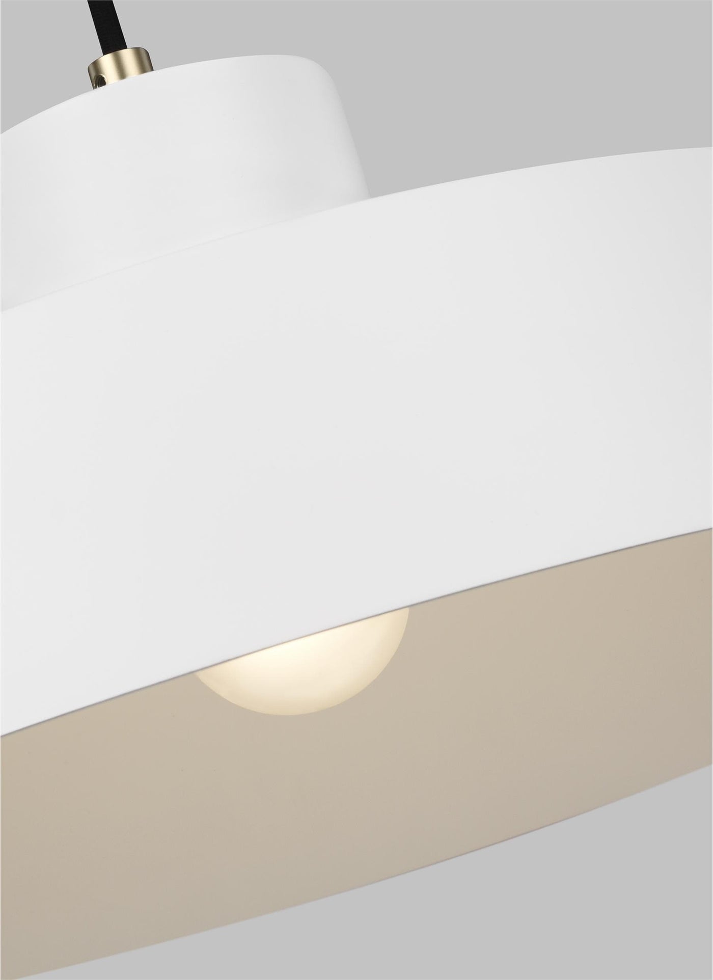 Elstead Lighting Lighting Candor 1 Light Pendant - Matte White House of Isabella UK