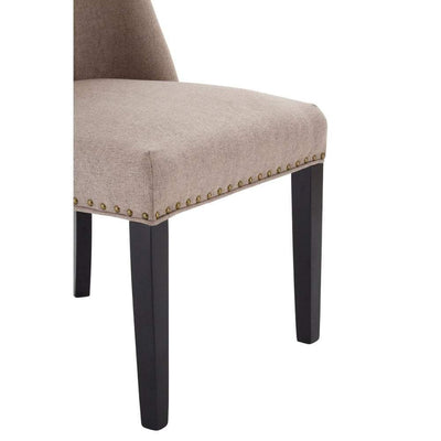 Esperance Dining Fahd Beige Fabric Dining Chair House of Isabella UK