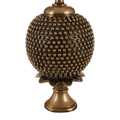 Esperance Lighting Jackyl Bronze/Black Table Lamp with Natural Shade House of Isabella UK