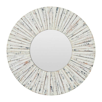 Esperance Mirrors Gager White Wash Wall Mirror House of Isabella UK