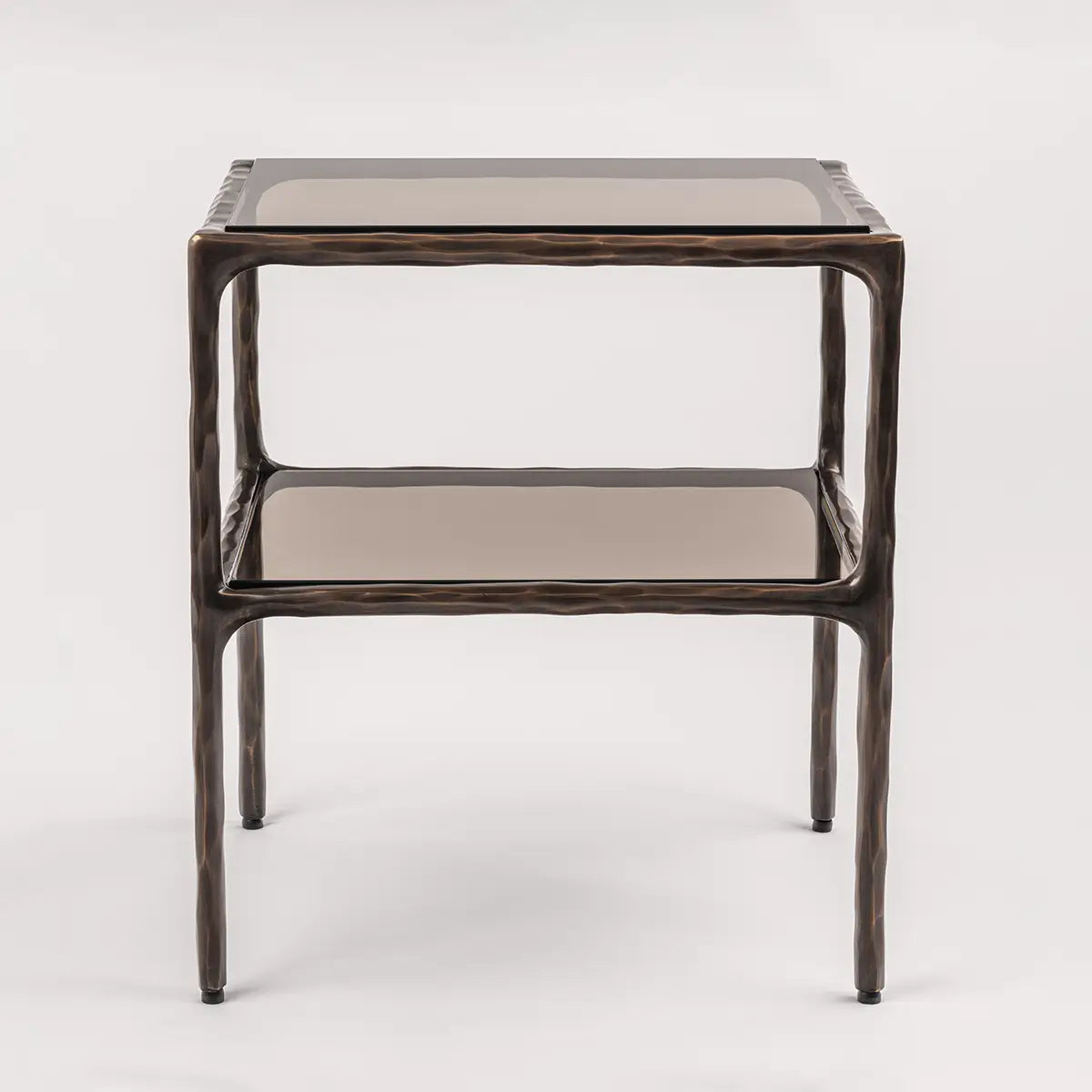 Forged Side Table Bronze Dorato