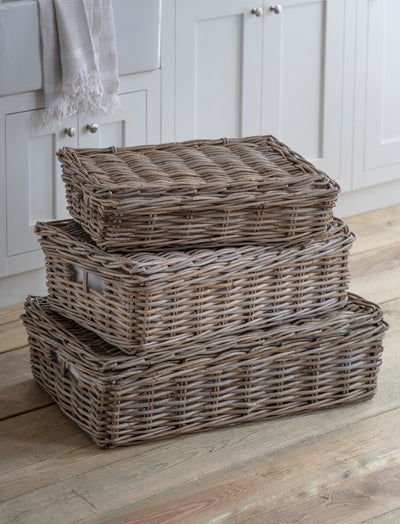 Garden Trading Accessories Bembridge Basket with Lid - Medium House of Isabella UK