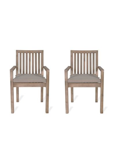 Garden Trading Dining Pair of Porthallow Dining Armchairs House of Isabella UK