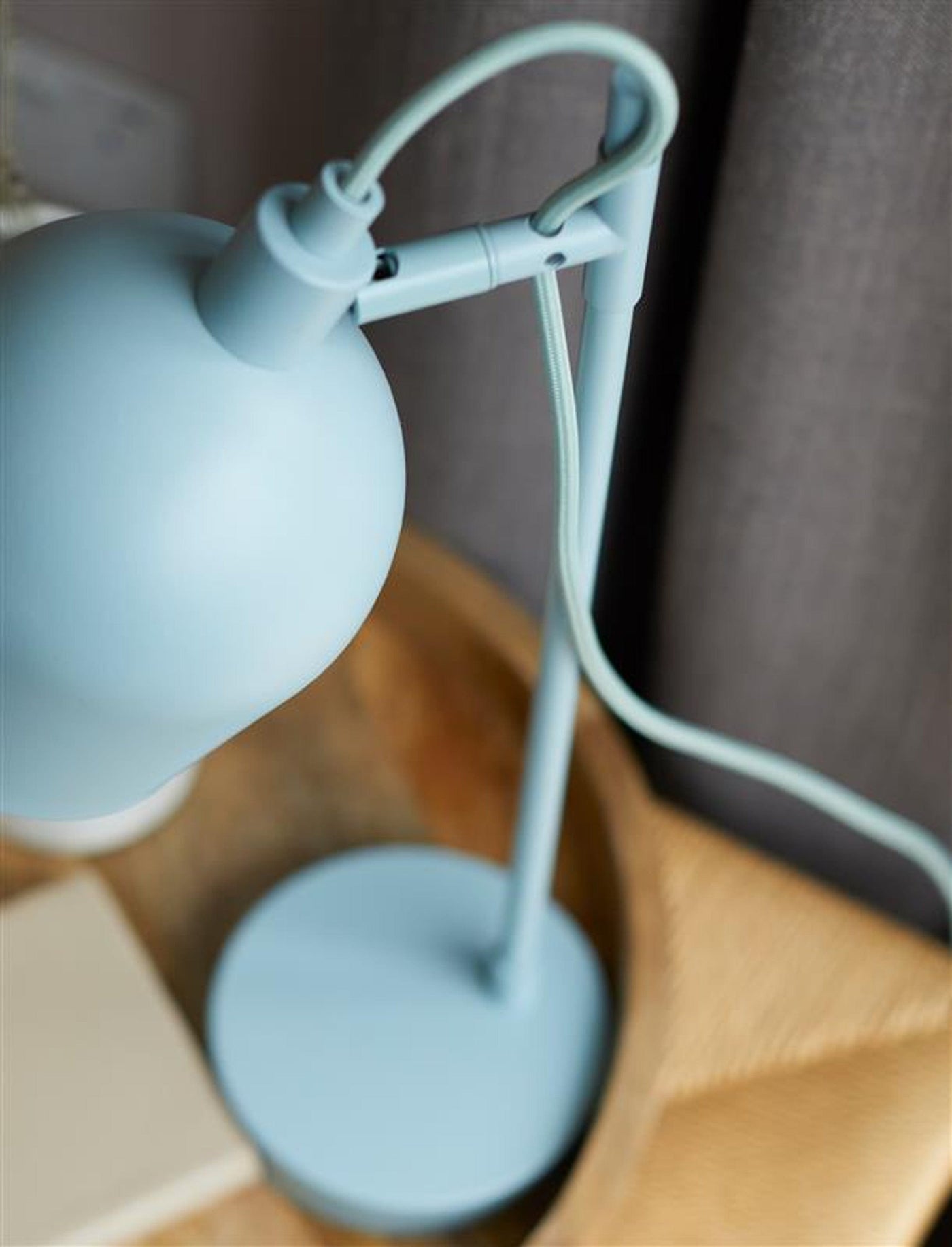 Garden Trading Lighting Grafton Desk Lamp - Tarn Blue House of Isabella UK