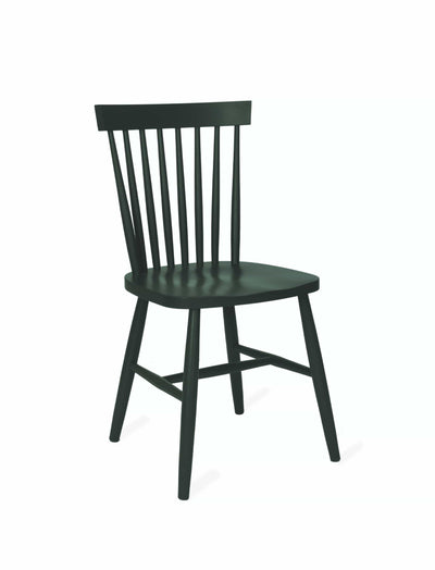 Garden Trading Living Pair of Spindle Back Chairs - Forest Green House of Isabella UK