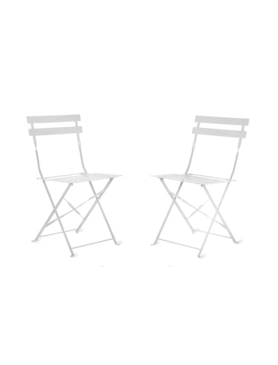Garden Trading Outdoors Pair of Bistro Chairs - Chalk House of Isabella UK