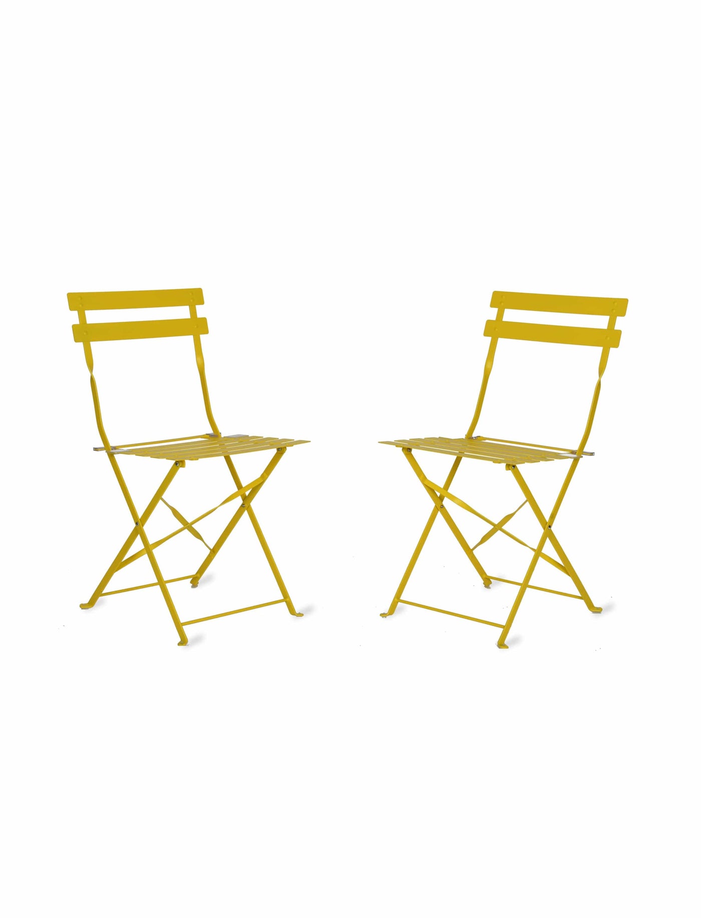 Garden Trading Outdoors Pair of Bistro Chairs - Lemon House of Isabella UK