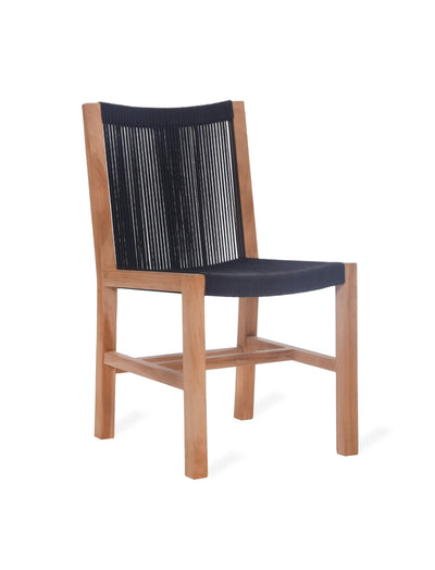 Garden Trading Outdoors Pair of Mylor Dining Chairs - Black House of Isabella UK