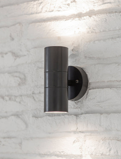 Garden Trading Outdoors Regent Up & Down Light - Carbon House of Isabella UK
