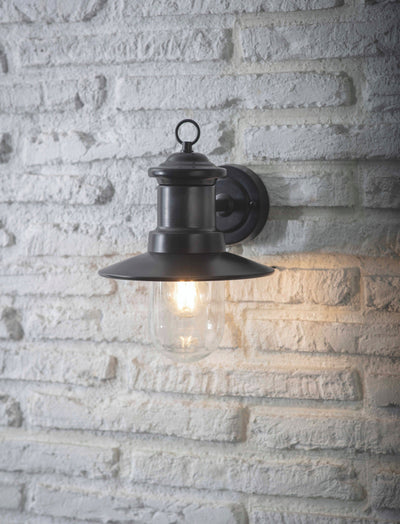 Garden Trading Outdoors Ships Wall Light - Carbon House of Isabella UK