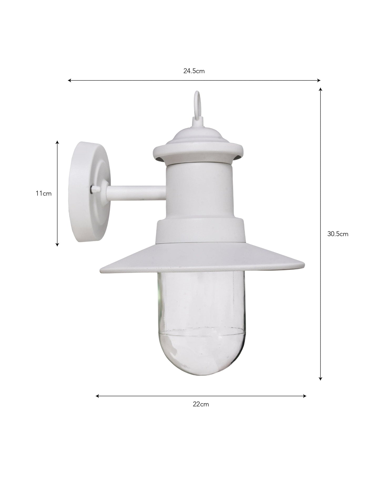 Garden Trading Outdoors Ships Wall Light - Lily White House of Isabella UK