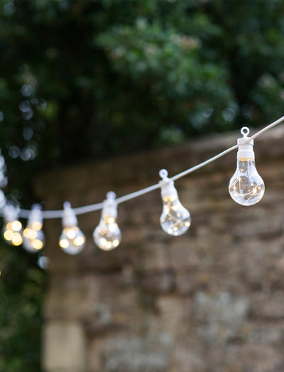 Garden Trading Outdoors White Festoon Classic Lights - 10 Bulbs House of Isabella UK