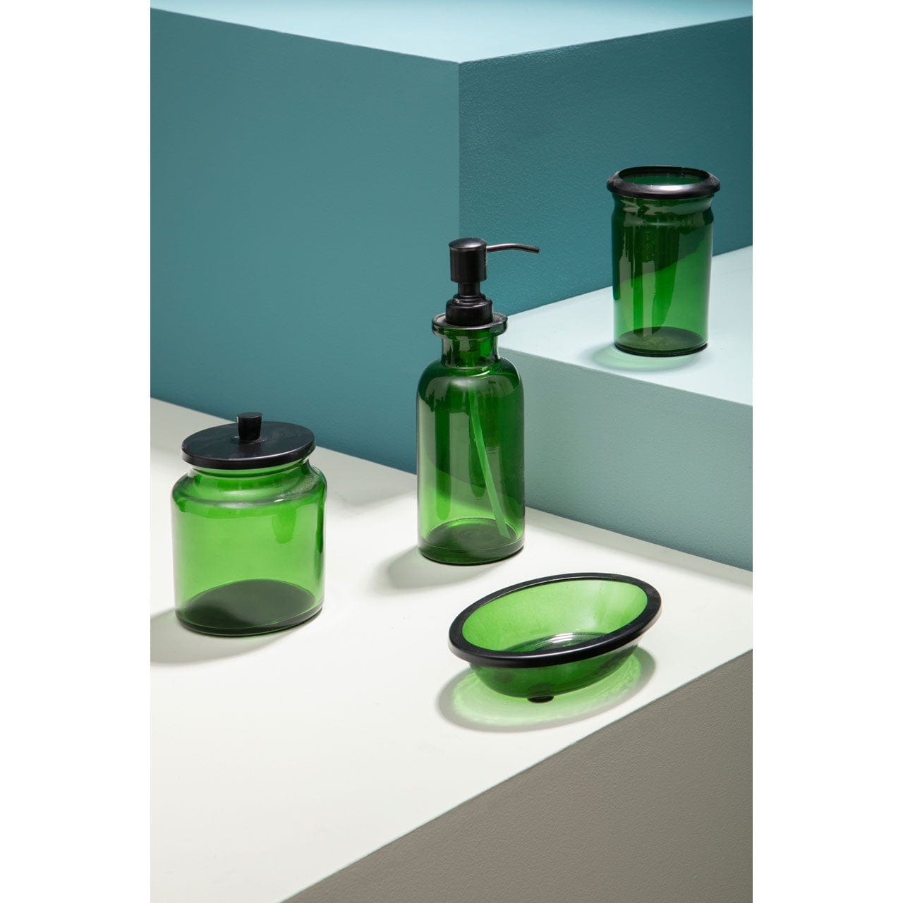 Hamilton Interiors Accessories Allure Kiara Glass Soap Dish House of Isabella UK
