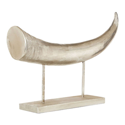Hamilton Interiors Accessories Boho Large Silver Horn Ornament House of Isabella UK