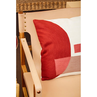Hamilton Interiors Accessories Bosie Ozella Red And White Tonal Cushion House of Isabella UK