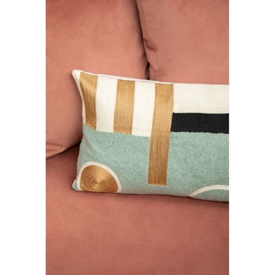 Hamilton Interiors Accessories Bowie Ozella Abstract Rectangular Cushion House of Isabella UK
