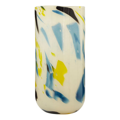 Hamilton Interiors Accessories Carra Large Abstract Design Glass Vase House of Isabella UK