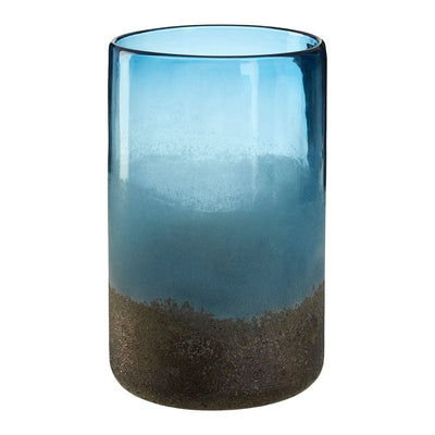 Hamilton Interiors Accessories Chiara Medium Blue Sand Effect Vase House of Isabella UK