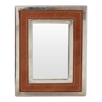 Hamilton Interiors Accessories Churchill Tan 4In X 6In Photo Frame House of Isabella UK