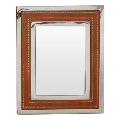 Hamilton Interiors Accessories Churchill Tan 5In X 7In Photo Frame House of Isabella UK