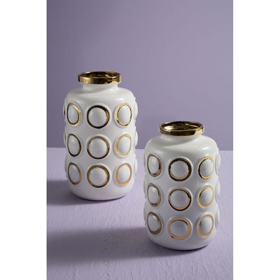 Hamilton Interiors Accessories Curva Small Ceramic Jar House of Isabella UK