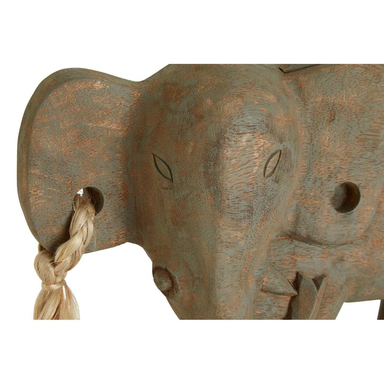 Hamilton Interiors Accessories Elephant Wood Sculpture House of Isabella UK