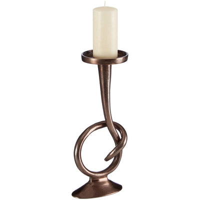 Hamilton Interiors Accessories Fifty Five South Twist Bronze Candle Holder House of Isabella UK
