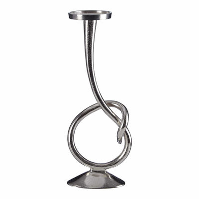 Hamilton Interiors Accessories Fifty Five South Twist Nickel Candle Holder House of Isabella UK