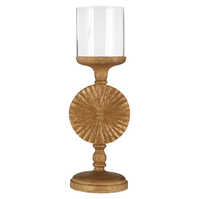 Hamilton Interiors Accessories Fluted Disc Candle Holder House of Isabella UK