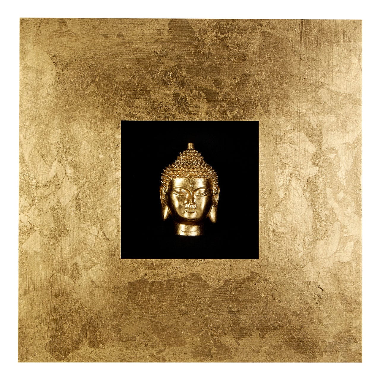 Hamilton Interiors Accessories Framed Gold Buddha Wall Art House of Isabella UK