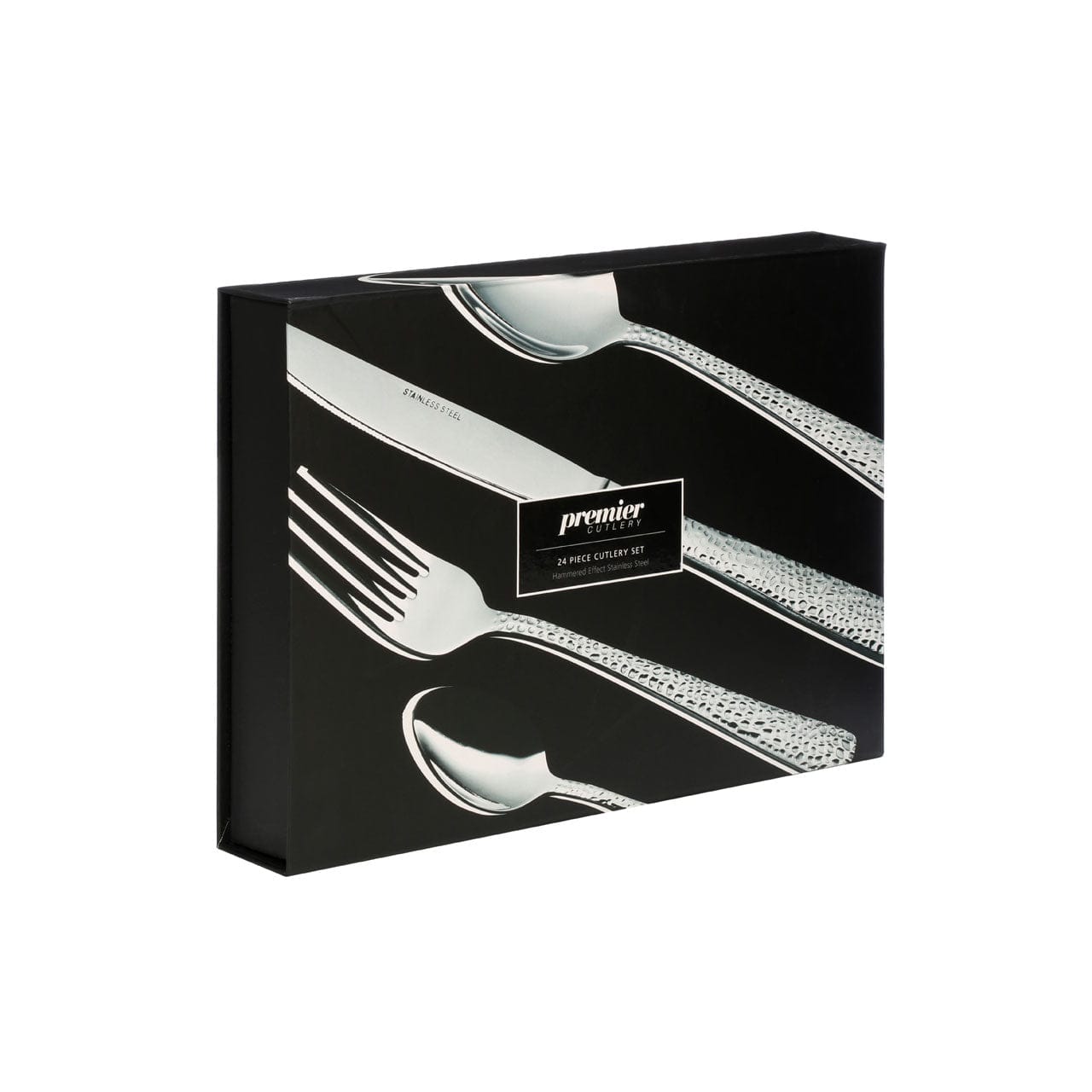 Hamilton Interiors Accessories Hammered 24Pc Cutlery Set House of Isabella UK
